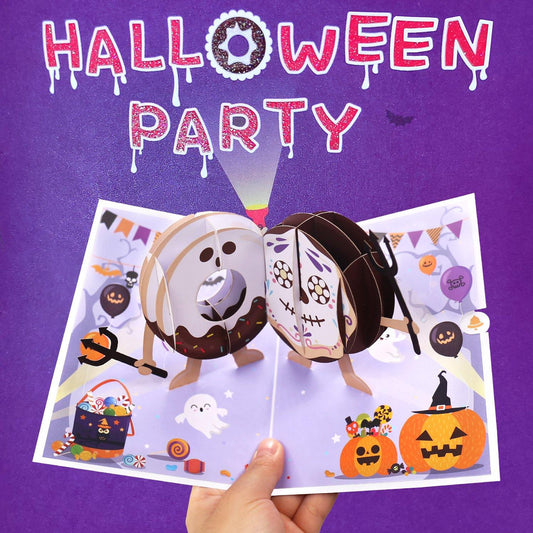 Halloween Donut Pop-Up Card