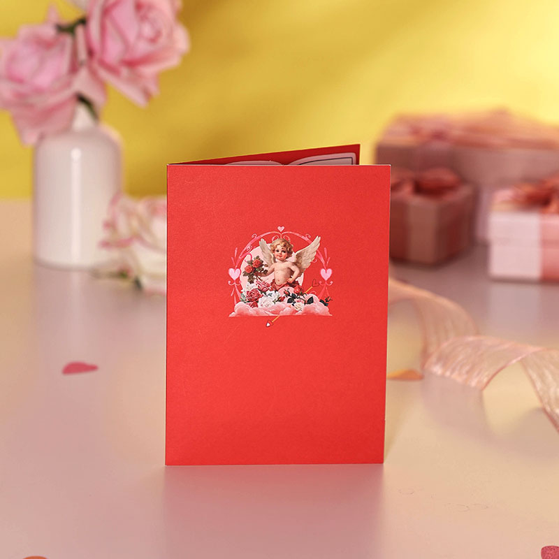 Valentine's Day Cupid Pop Up Card