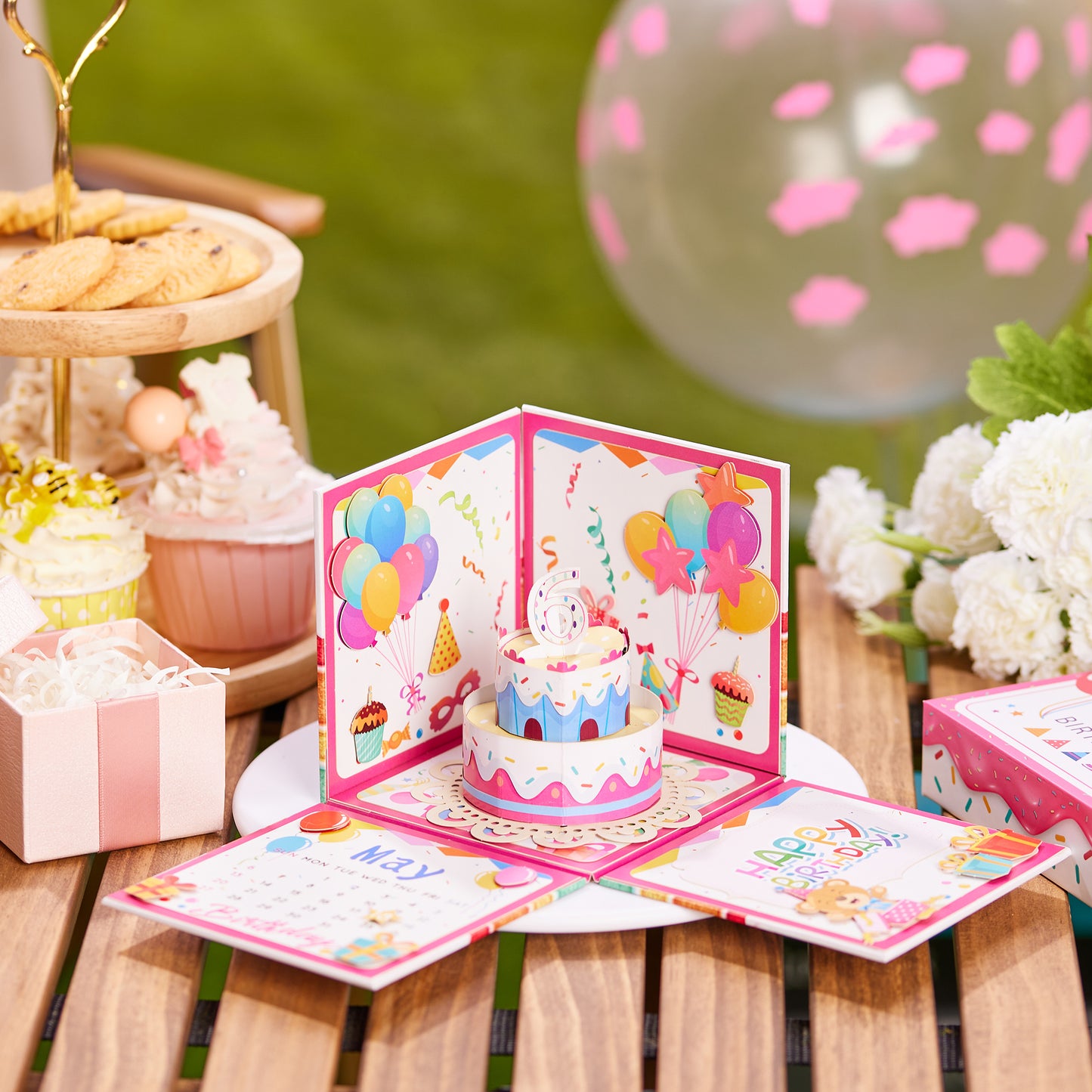 Candy Birthday Cake Explosion Box