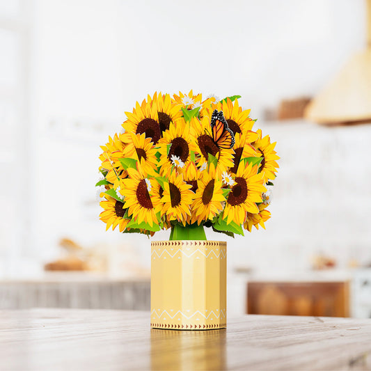 Sunflower Pop-Up Flower Bouquet
