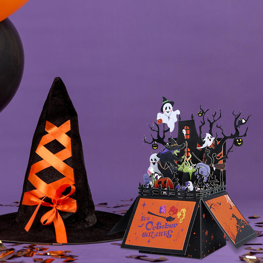 Halloween Witch Pop-Up Card