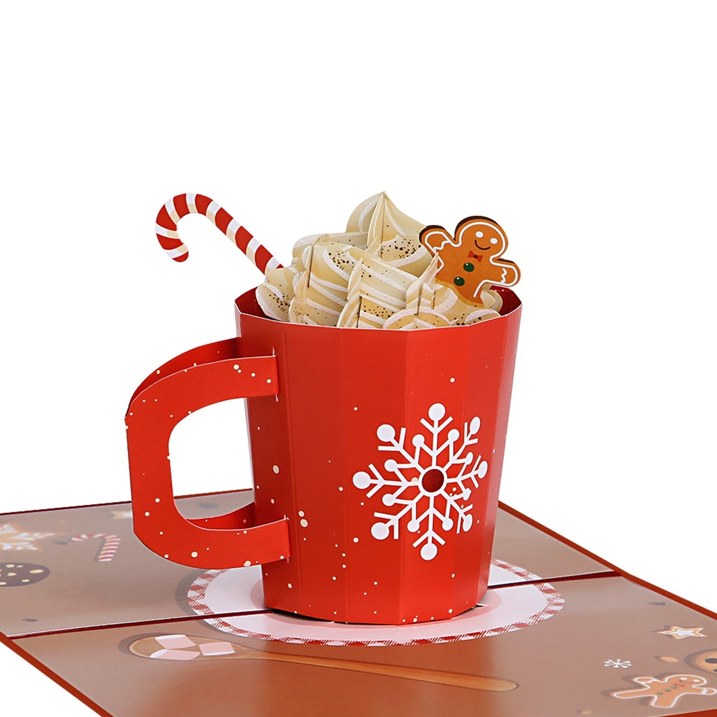 Hot Cocoa & Gingerbread Pop-Up Card