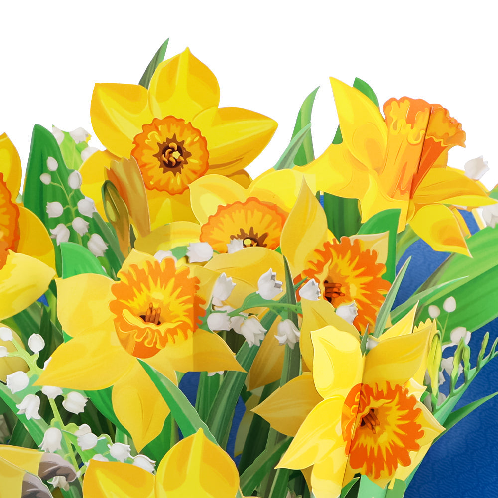 Daffodil Life Sized Bouquet