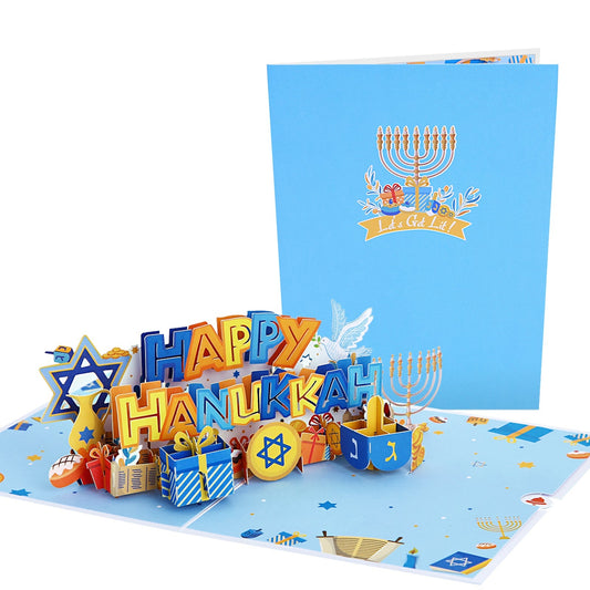 Happy Hanukkah Pop-Up Card