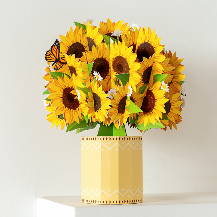 Sunflower Pop-Up Flower Bouquet