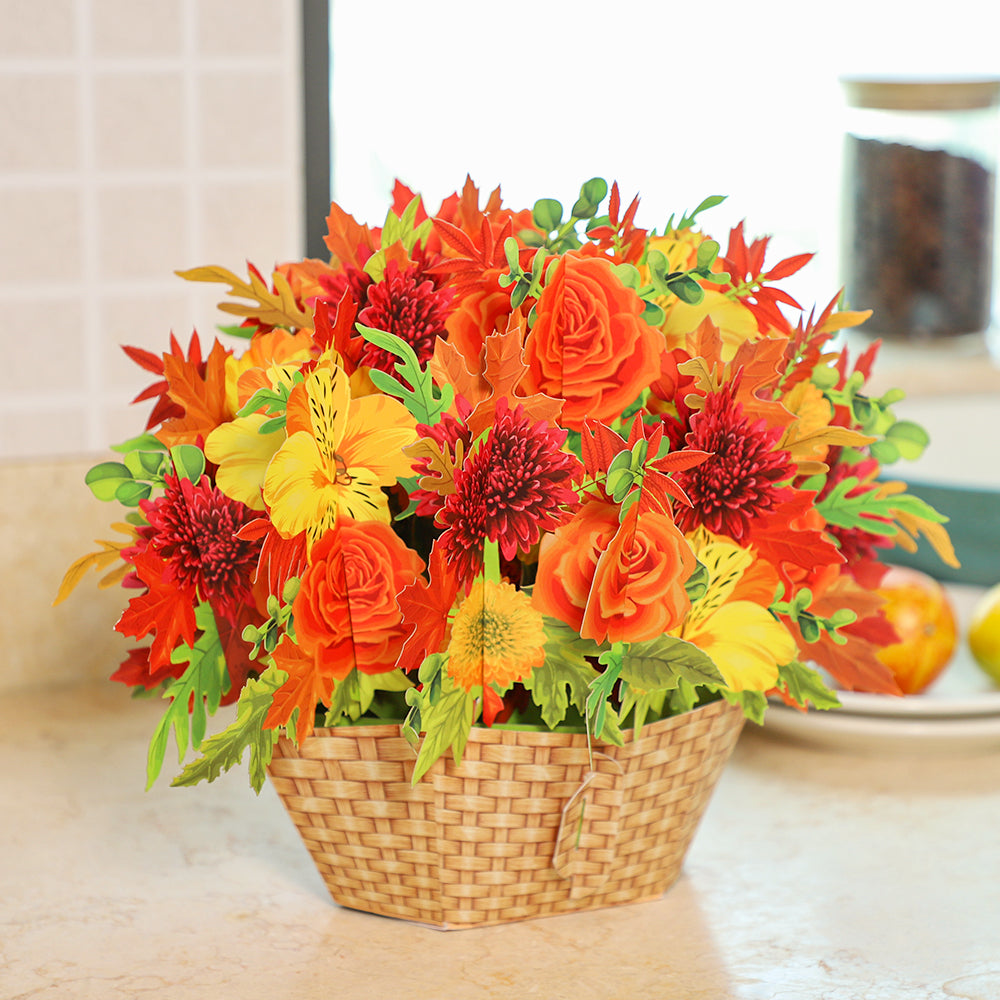 Hello Fall Flower Basket