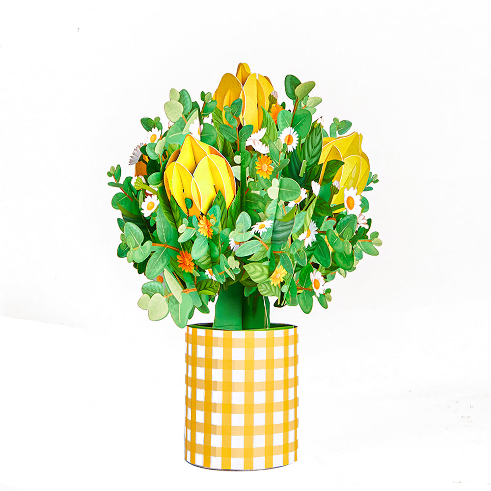 Lemon Pop-Up Flower Bouquet