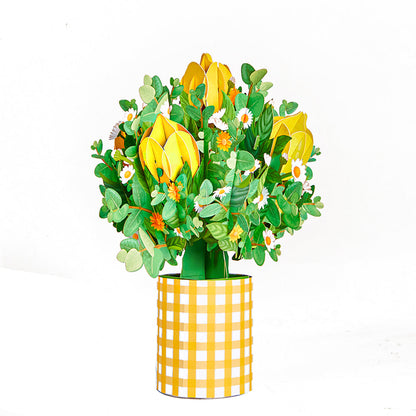 Lemon Pop-Up Flower Bouquet