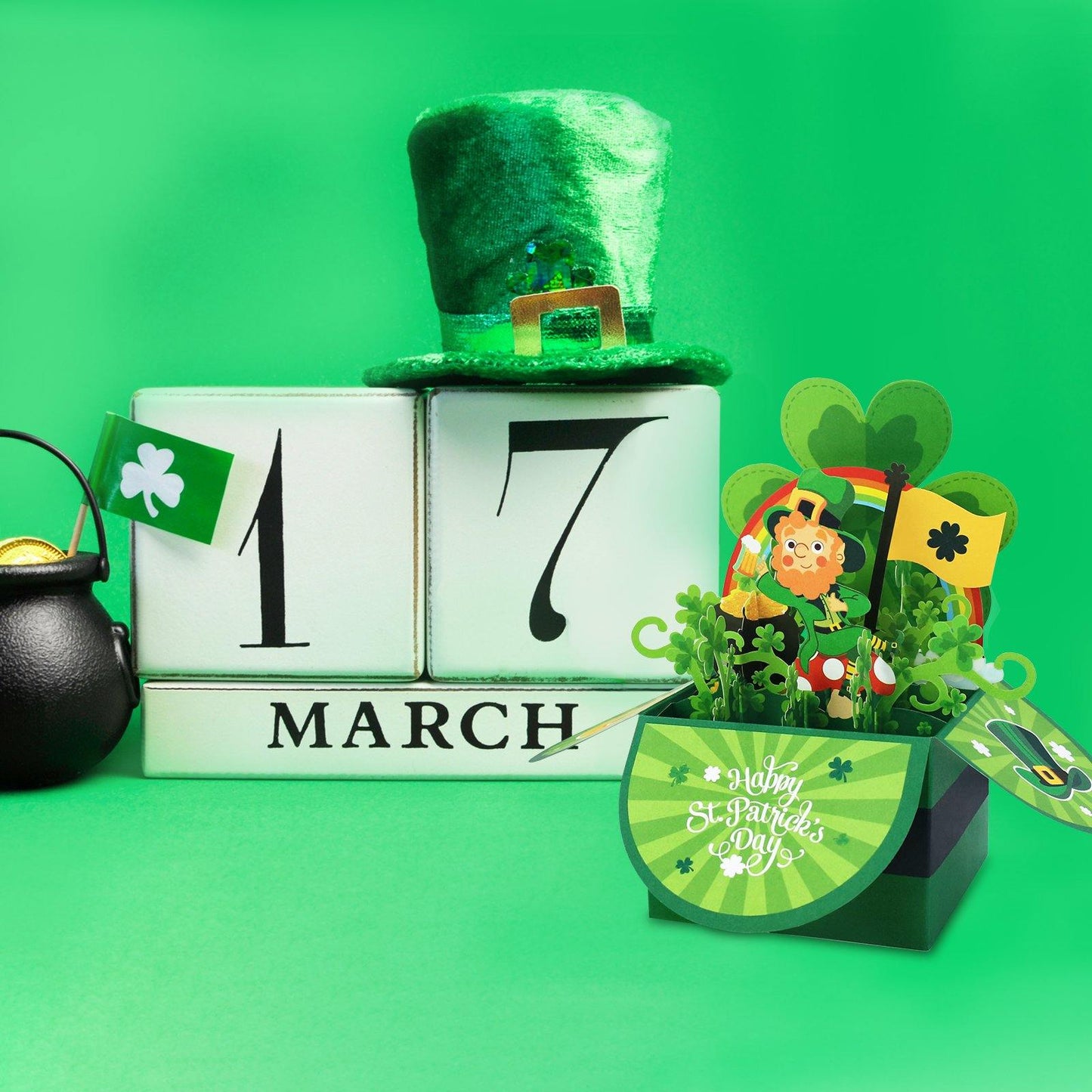 St. Patrick's Day Pop-Up Box Card