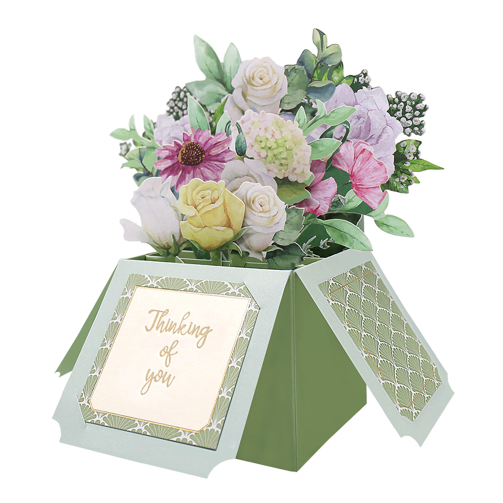 Thinking of You Floral Pop-Up Box Card