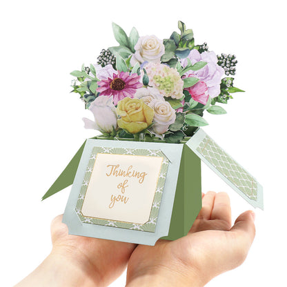Thinking of You Floral Pop-Up Box Card