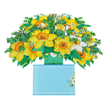 Daffodil Pop-up Flower Bouquet(Yellow)