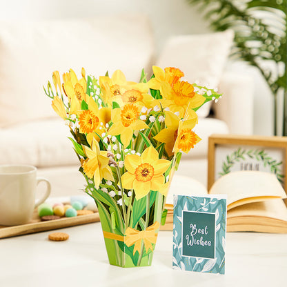 Daffodil Life Sized Bouquet